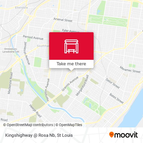 Mapa de Kingshighway @ Rosa Nb