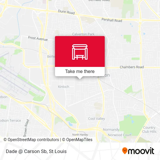 Dade @ Carson Sb map