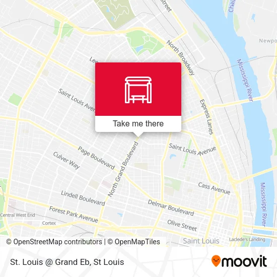 St. Louis @ Grand Eb map