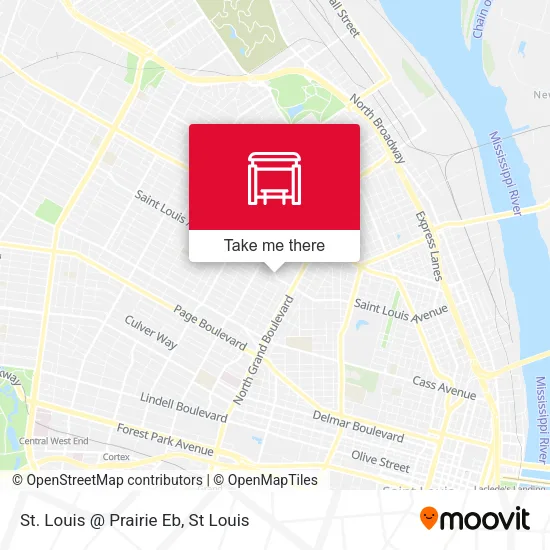 St. Louis @ Prairie Eb map