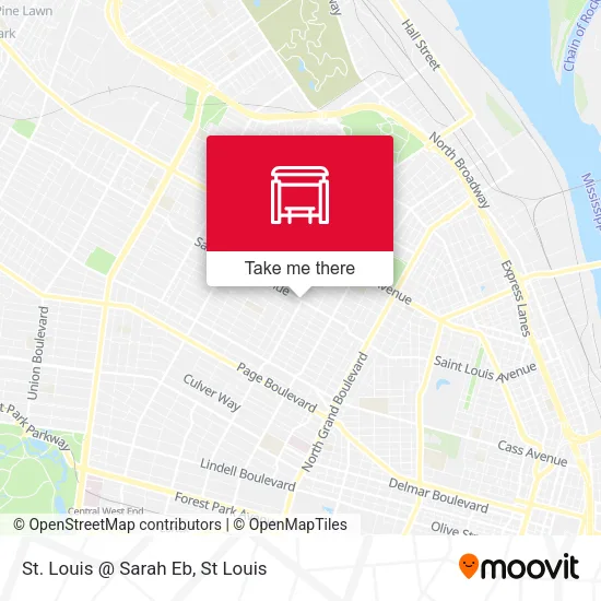 St. Louis @ Sarah Eb map