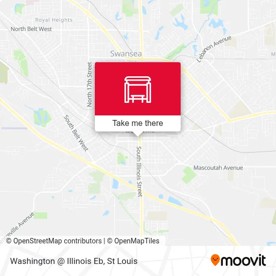 Washington @ Illinois Eb map