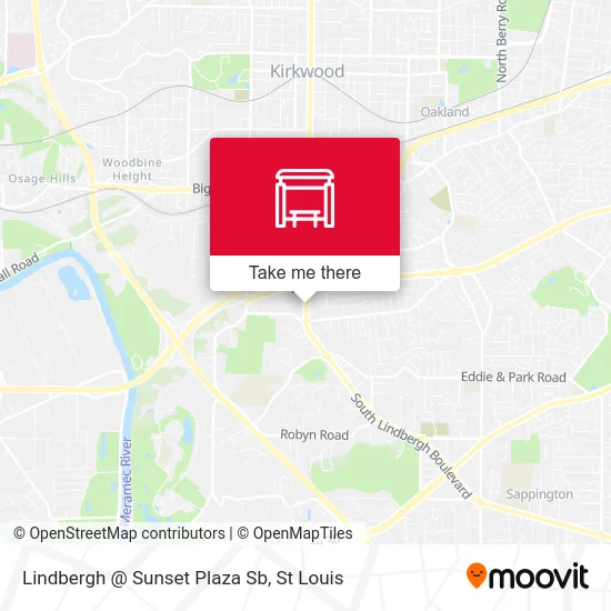 Lindbergh @ Sunset Plaza Sb map