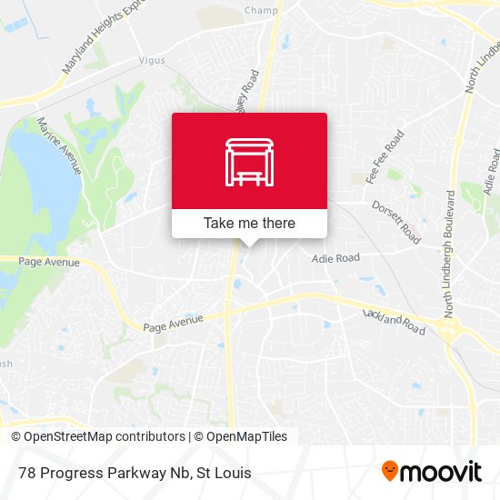Mapa de 78 Progress Parkway Nb
