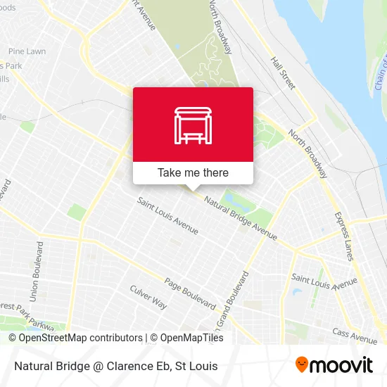 Natural Bridge @ Clarence Eb map