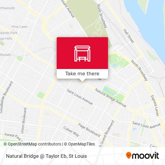 Mapa de Natural Bridge @ Taylor Eb