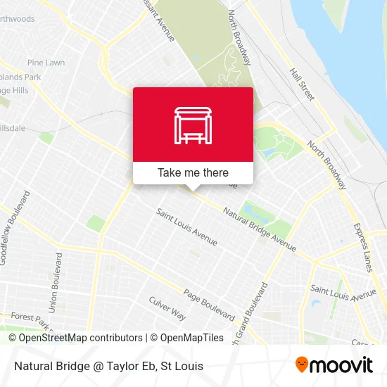 Natural Bridge @ Taylor Eb map