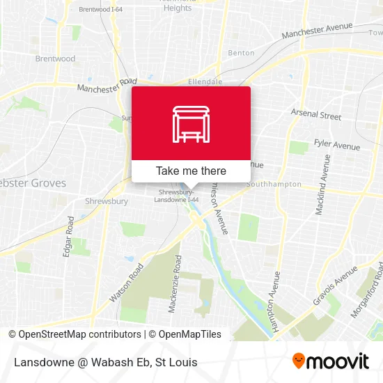 Mapa de Lansdowne @ Wabash Eb