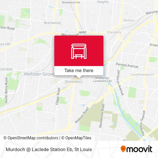 Mapa de Murdoch @ Laclede Station Eb