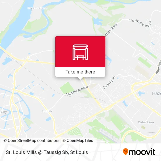 Mapa de St. Louis Mills @ Taussig Sb