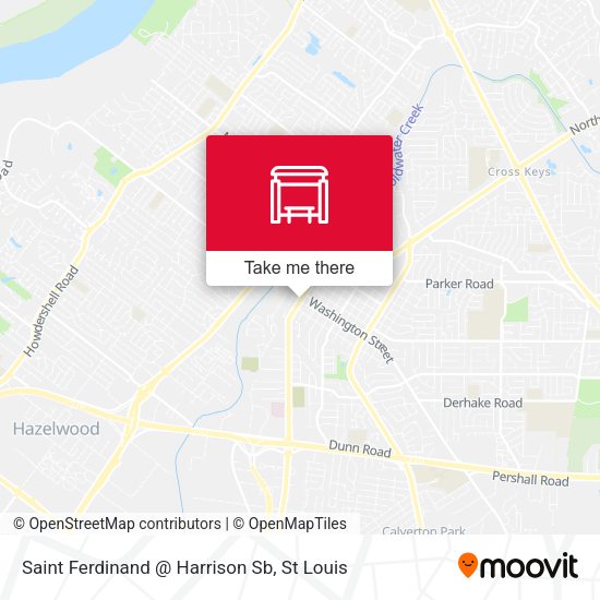 Saint Ferdinand @ Harrison Sb map