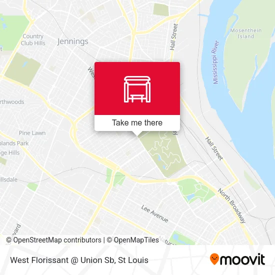 Mapa de West Florissant @ Union Sb