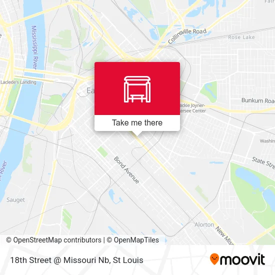 Mapa de 18th Street @ Missouri Nb