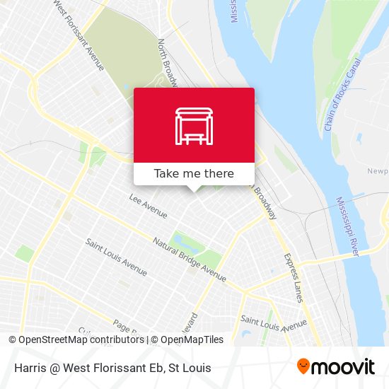 Mapa de Harris @ West Florissant Eb