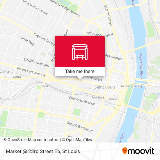 Mapa de Market @ 23rd Street Eb