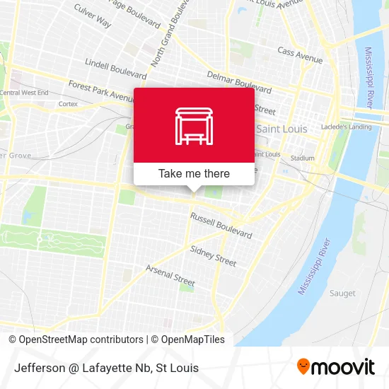 Mapa de Jefferson @ Lafayette Nb