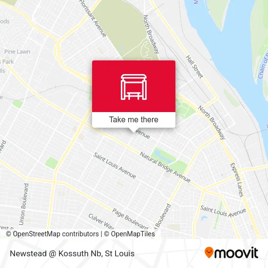 Newstead @ Kossuth Nb map