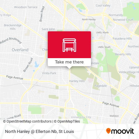 North Hanley @ Ellerton Nb map