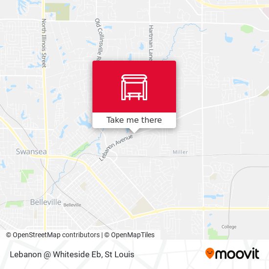Mapa de Lebanon @ Whiteside Eb