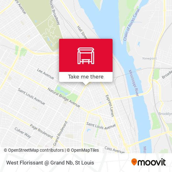 West Florissant @ Grand Nb map