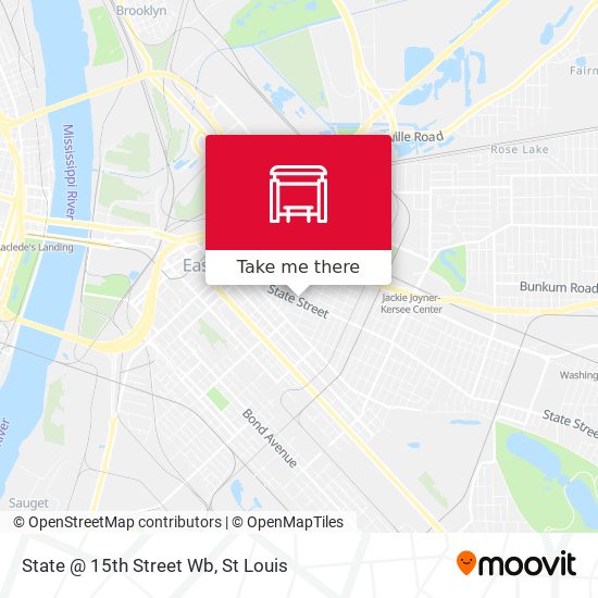 Mapa de State @ 15th Street Wb