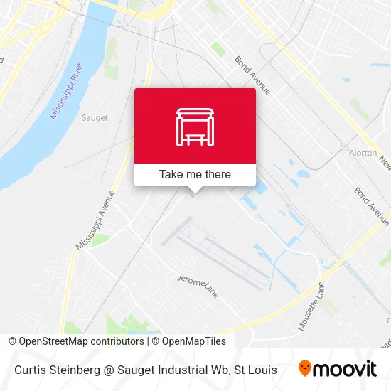 Curtis Steinberg @ Sauget Industrial Wb map