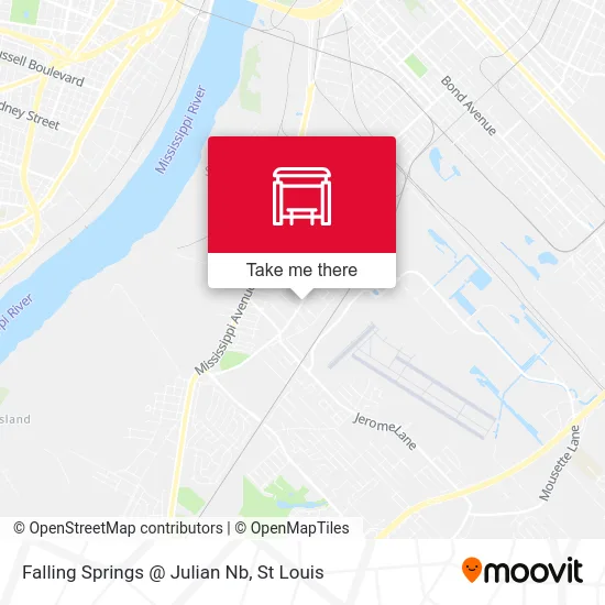 Falling Springs @ Julian Nb map