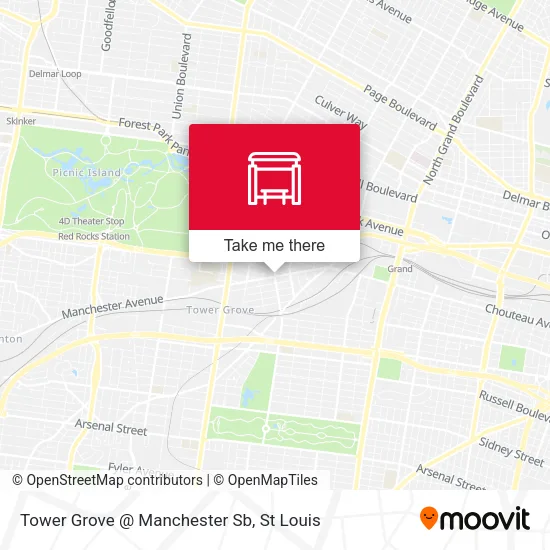 Mapa de Tower Grove @ Manchester Sb