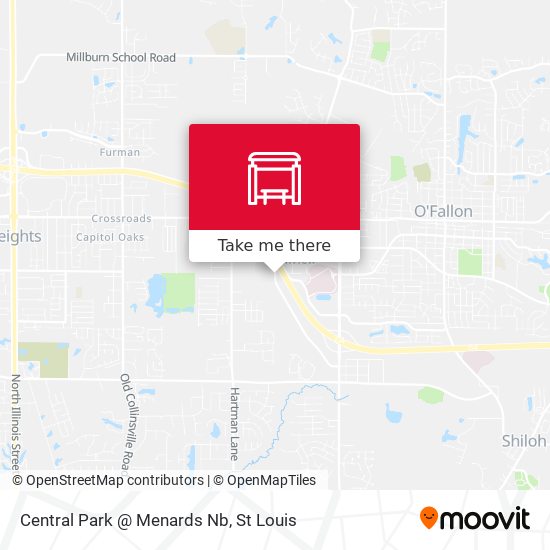 Mapa de Central Park @ Menards Nb