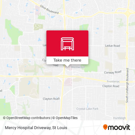 Mercy Hospital Driveway map