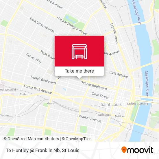 Te Huntley @ Franklin Nb map