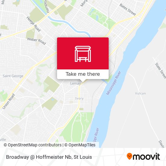 Broadway @ Hoffmeister Nb map