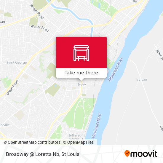 Broadway @ Loretta Nb map