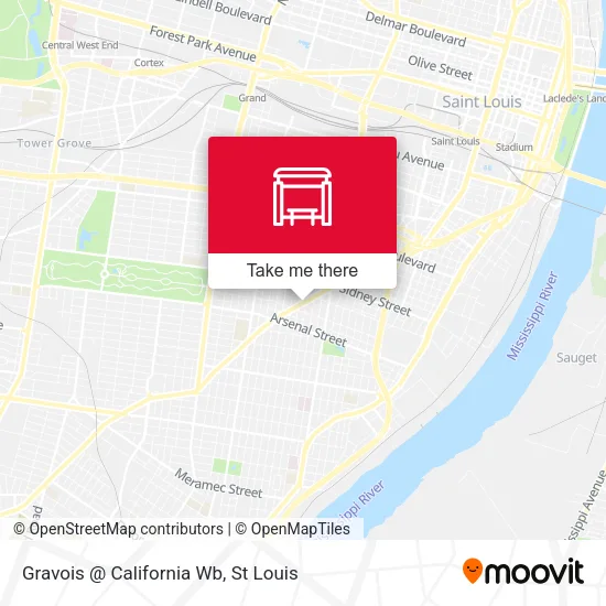 Mapa de Gravois @ California Wb