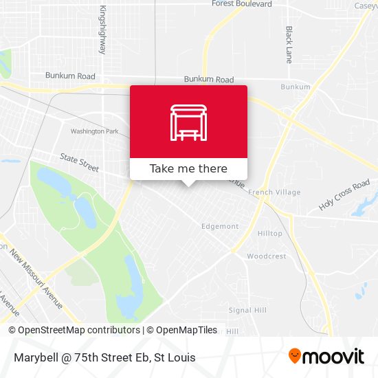 Mapa de Marybell @ 75th Street Eb