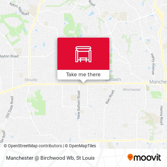 Mapa de Manchester @ Birchwood Wb