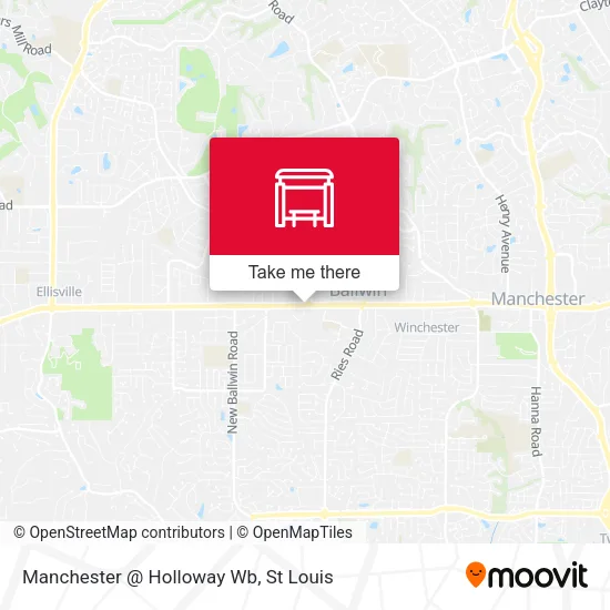 Mapa de Manchester @ Holloway Wb