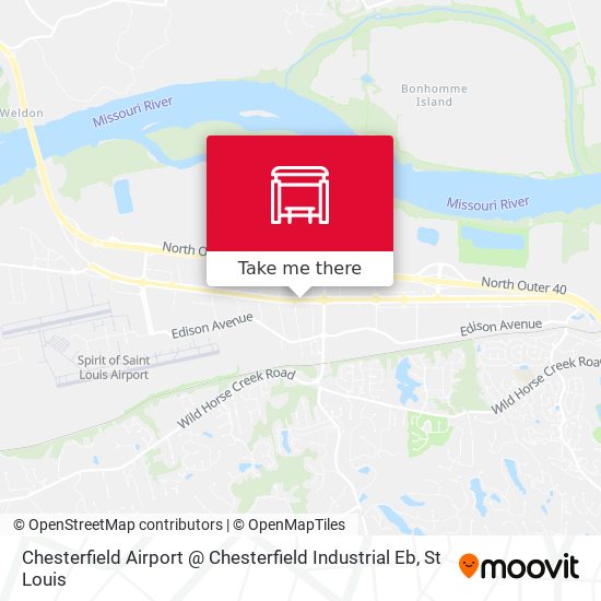 Mapa de Chesterfield Airport @ Chesterfield Industrial Eb