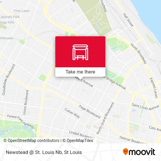 Mapa de Newstead @ St. Louis Nb
