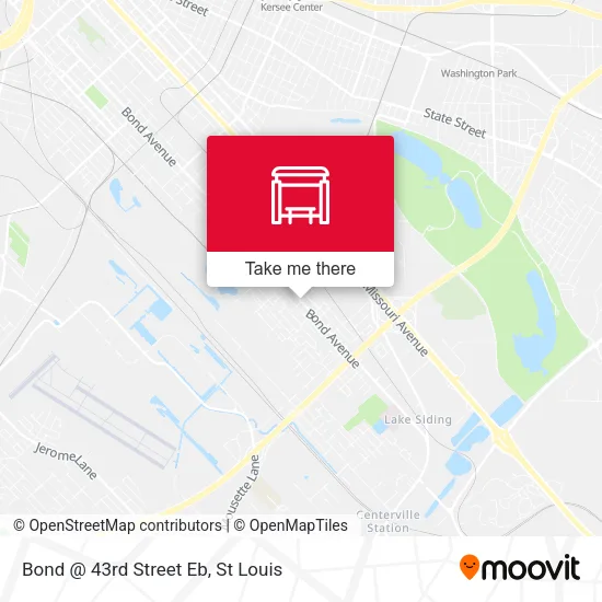 Bond @ 43rd Street Eb map