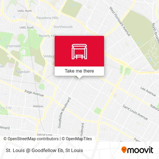 Mapa de St. Louis @ Goodfellow Eb
