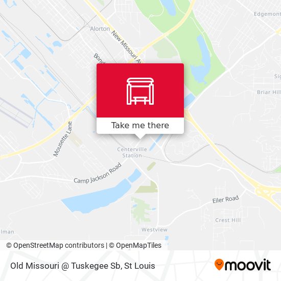 Mapa de Old Missouri @ Tuskegee Sb
