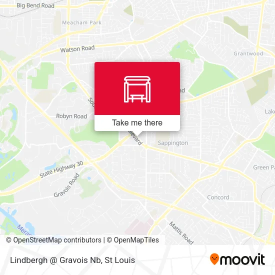 Mapa de Lindbergh @ Gravois Nb