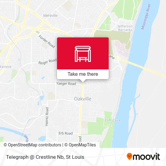 Telegraph @ Crestline Nb map