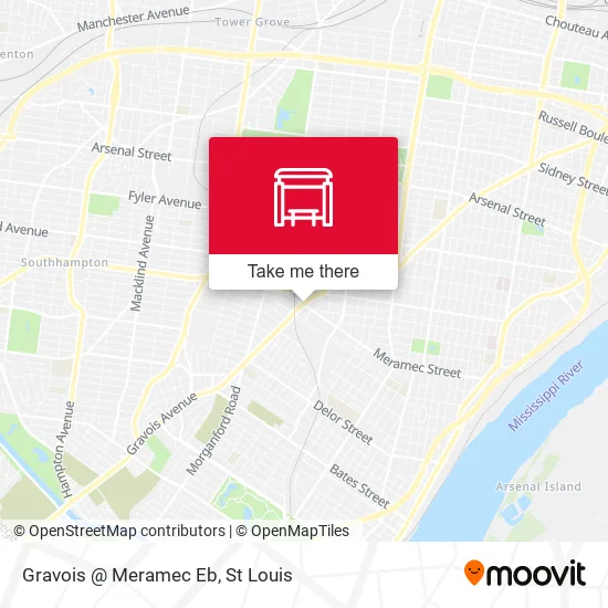 Mapa de Gravois @ Meramec Eb