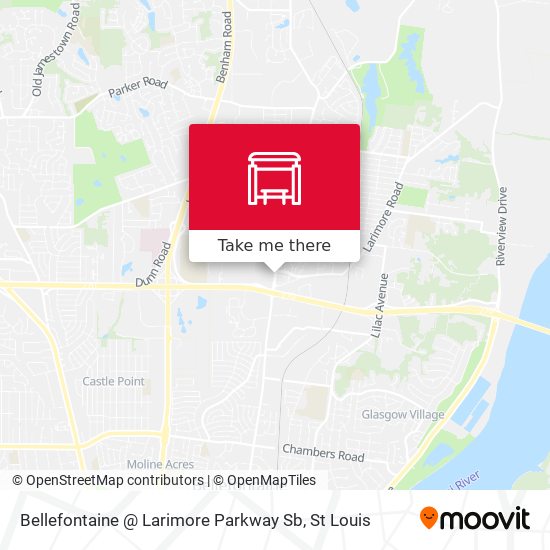 Mapa de Bellefontaine @ Larimore Parkway Sb