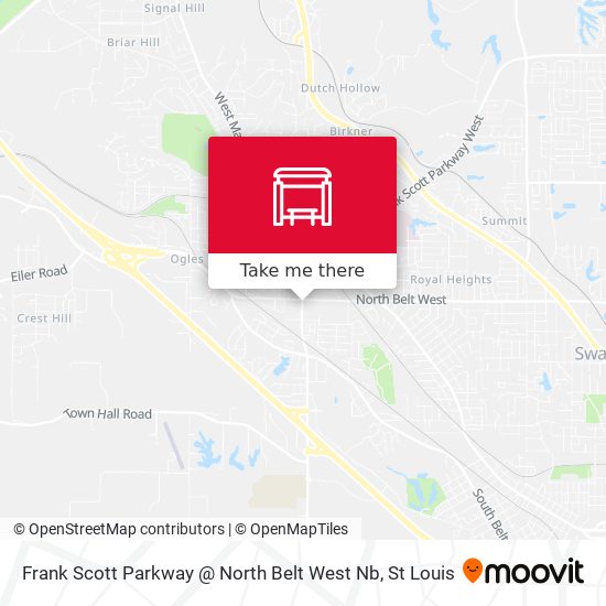 Frank Scott Parkway @ North Belt West Nb map