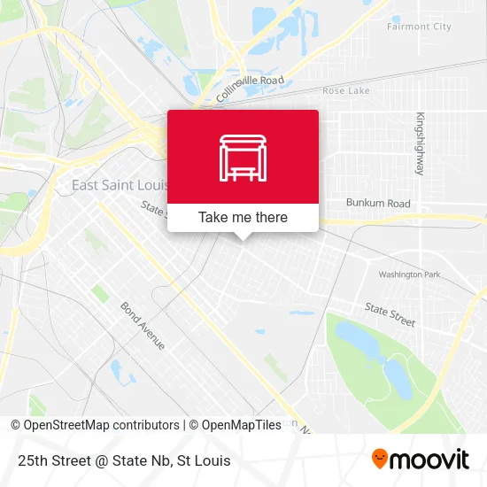 Mapa de 25th Street @ State Nb