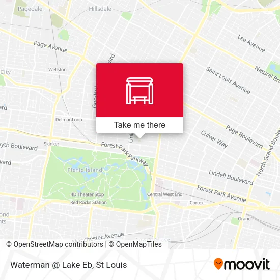 Waterman @ Lake Eb map