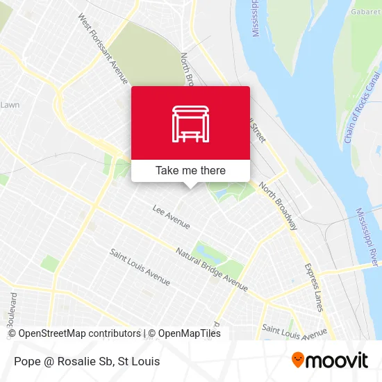 Pope @ Rosalie Sb map